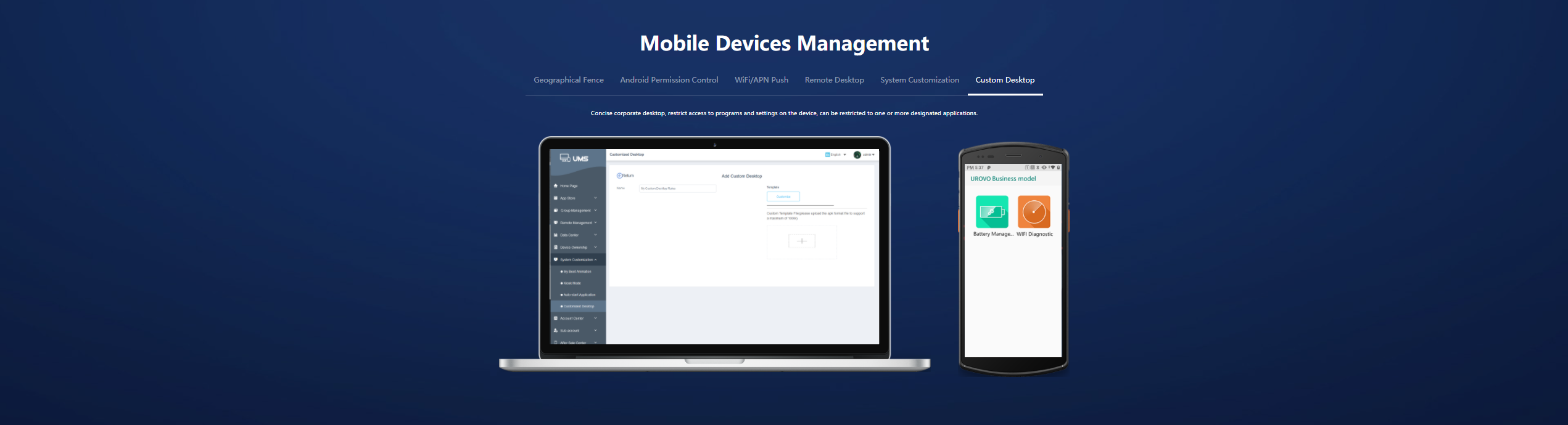 mobile devices management